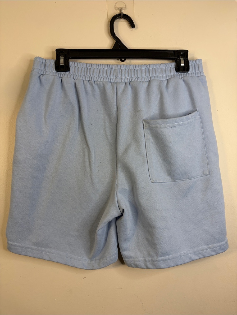 SHEIN Baby Blue Men's Athletic Shorts White K Detail size Small #6 🏷️ - Picture 6 of 9